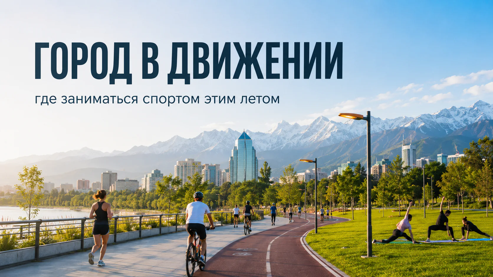 Город в движении: где заниматься спортом этим летом