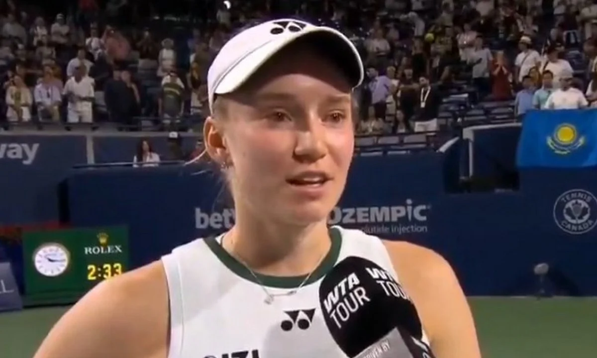 Елена Рыбакина оценила свой текущий уровень