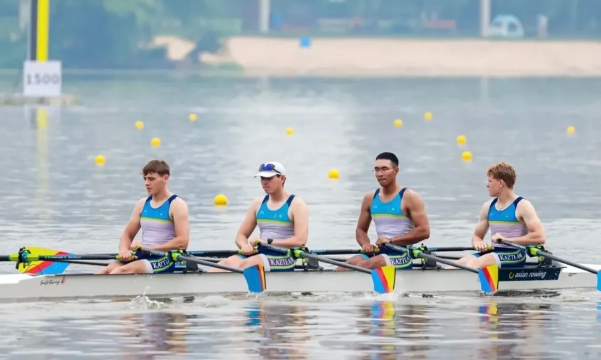 Казахстанские гребцы выступили в финале B на чемпионате мира до 19 лет в Болгарии