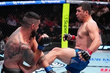 UFC представил статистику боя с нокаутом Дияра Нургожая