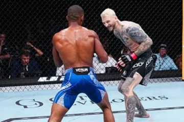 Видео нокаута в главном бою турнира UFC Fight Night 287