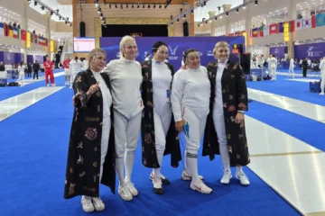 Казахстанские ветераны фехтования на чемпионате мира в Тбилиси