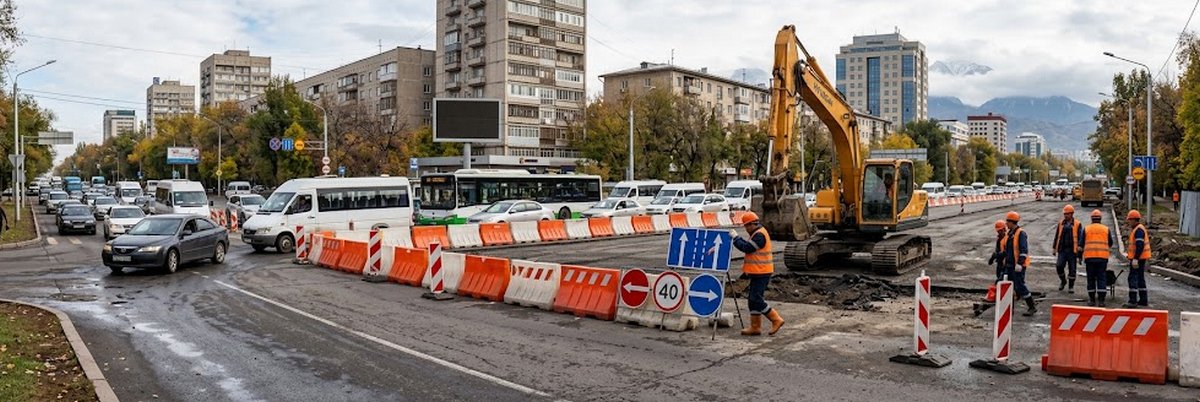 В Алматы водителей предупредили о перекрытии улицы Толе би