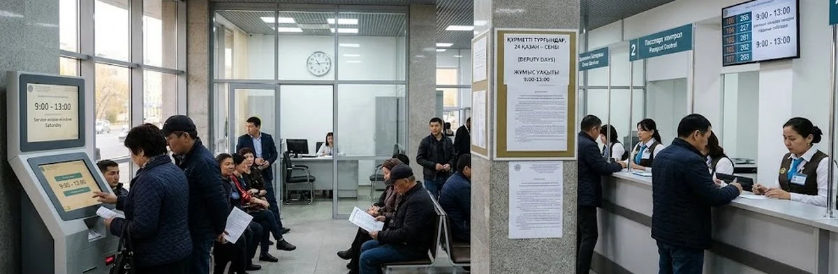 Как будут работать ЦОНы в Алматы в связи с Днем Республики