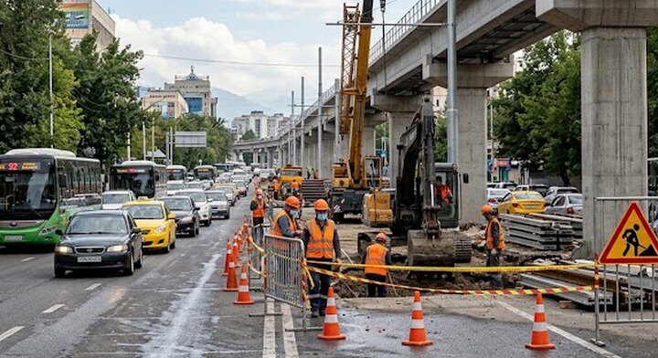 Какие дороги перекроют в Алматы с 24 октября