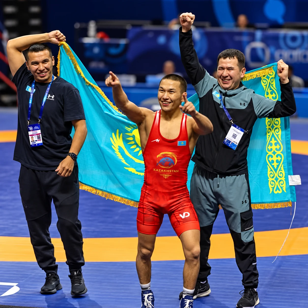 Мерей Базарбаев и Еркебулан Кешубаев после чемпионата мира U23